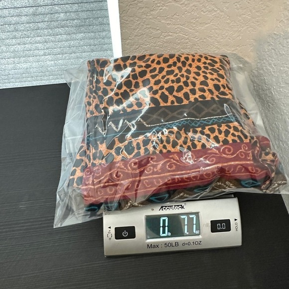 Sag Harbor Dress Brown Leopard V-Neck Sleeveless Sheath Dress Women's Size 8 - Picture 10 of 10